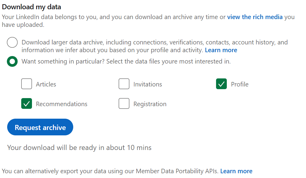The